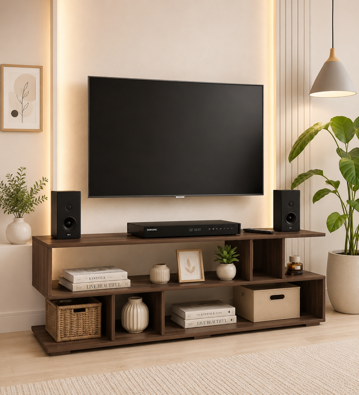 Aravali-Premium-Sheesham-Wood-Media-Console-In-Earthy-Brown-Finish-classic-wood-1.png Aravali Premium Sheesham Wood Media Console In Earthy Brown Finish - Image 1