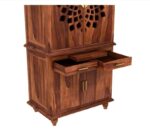 MARWAR ART Sheesham Wood Pooja Mandir with Cabinet (81x38x165cm) - Image 8