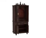 MARWAR ART Sheesham Wood Pooja Mandir with Cabinet (81x38x165cm) - Image 13