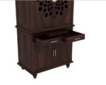 MARWAR ART Sheesham Wood Pooja Mandir with Cabinet (81x38x165cm) - Image 16