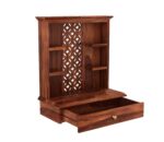 MARWAR ART Sheesham Wood Pooja Mandir with Cabinet (50x38x71cm) - Image 4