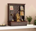 MARWAR ART Sheesham Wood Pooja Mandir with Cabinet (50x38x71cm) - Image 6