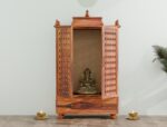 MARWAR ART Sheesham Wood Pooja Mandir with Cabinet (15x32x46in) - Image 2