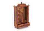 MARWAR ART Sheesham Wood Pooja Mandir with Cabinet (15x32x46in) - Image 4
