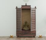 MARWAR ART Sheesham Wood Pooja Mandir with Cabinet (15x32x46in) - Image 8