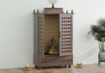MARWAR ART Sheesham Wood Pooja Mandir with Cabinet (15x32x46in) - Image 10