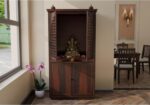 MARWAR ART Sheesham Wood Pooja Mandir with Cabinet (32x15x60cm) - Image 7