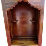 MARWAR ART Sheesham Wood Pooja Mandir with Cabinet (23x15x57in) - Image 6