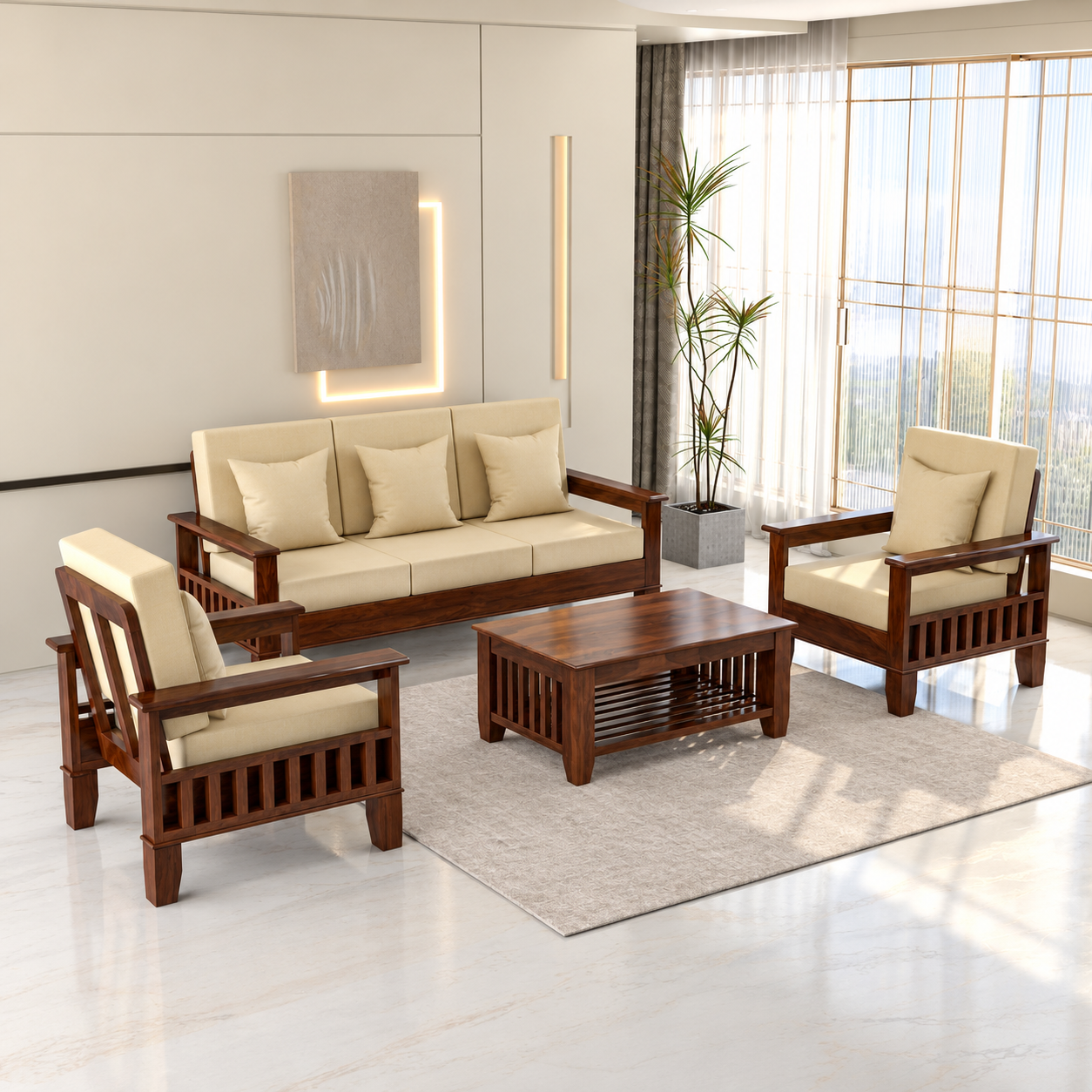 ChatGPT Image Sep 10, 2026, 11_13_26 AM Premium Sheesham Wood 5 Seater Living Room Sofa Set - Image 1