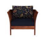 Handcrafted Solid Sheesham Wood Sofa Set 5 Seater | Modern 3+1+1 Living Room Seating | Honey Brown & Walnut Brown Finish - Image 3
