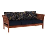 Handcrafted Solid Sheesham Wood Sofa Set 5 Seater | Modern 3+1+1 Living Room Seating | Honey Brown & Walnut Brown Finish - Image 4