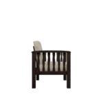 Solid Sheesham Wood 3+1+1 Sofa Set – Elegant Wooden Frame - Image 4