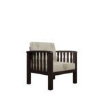 Solid Sheesham Wood 3+1+1 Sofa Set – Elegant Wooden Frame - Image 5