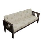 Solid Sheesham Wood 3+1+1 Sofa Set – Elegant Wooden Frame - Image 7
