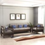 Solid Wood 5 Seater Sofa Set – Traditional Sheesham Craftsmanship & Modern Comfort - Image 6