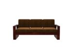 Natural Luxe Sheesham Wood 5 Seater Sofa Set –  Walnut Finish - Image 4
