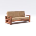 Artisan Sheesham Wood 5 Seater Sofa Set – Premium Honey Finish - Image 3