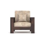 Luxury Solid Sheesham Wood 5 Seater Living Room Sofa Set – Walnut - Image 2