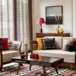Stylish Solid Sheesham 5 Seater Sofa Collection –Walnut Wood Finish