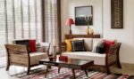 Stylish Solid Sheesham 5 Seater Sofa Collection –Walnut Wood Finish