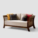 Stylish Solid Sheesham 5 Seater Sofa Collection –Walnut Wood Finish - Image 3