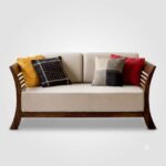 Stylish Solid Sheesham 5 Seater Sofa Collection –Walnut Wood Finish - Image 4