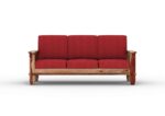 Elegant Solid Wood 5 Seater Sofa Set – Sheesham Natural Finish - Image 2