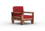 Elegant Solid Wood 5 Seater Sofa Set – Sheesham Natural Finish - Image 5