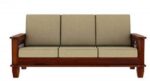 Solid Sheesham Wood 5 Seater Sofa set With Center Table - Image 2