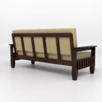 Premium Sheesham Wood 5 Seater Living Room Sofa Set - Image 2