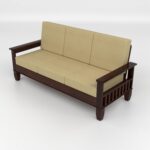 Premium Sheesham Wood 5 Seater Living Room Sofa Set - Image 4