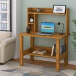 Solid Sheesham Wood Study Table | Black, White & Walnut Finish