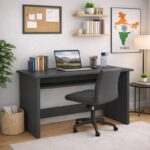 Solid Sheesham Wood Study Table with Storage | Walnut Finish | Home & Office Work Desk