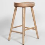 Solid Sheesham Wood Bar Stool | Honey Finish | High-Strength Wooden Counter Stool - Image 2