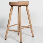 Solid Sheesham Wood Bar Stool | Honey Finish | High-Strength Wooden Counter Stool - Image 4