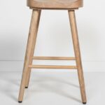 Solid Sheesham Wood Bar Stool | Honey Finish | High-Strength Wooden Counter Stool - Image 5