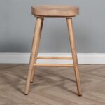Solid Sheesham Wood Bar Stool | Honey Finish | High-Strength Wooden Counter Stool - Image 9
