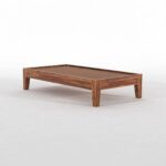 RASWOOD Sheesham Wood Single Bed Without Headboard – Natural Finish - Image 6