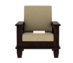 RASWOOD Sheesham Wood Single Seater Sofa – 1 Seater, Walnut Finish - Image 4