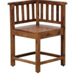 RASWOOD Sheesham Wood 6 Seater Dining Table – Rustic Teak Finish - Image 7