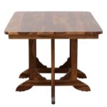 RASWOOD Sheesham Wood 6 Seater Dining Table – Rustic Teak Finish - Image 8