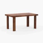 RASWOOD Sheesham Wood 6 Seater Dining Table – Natural Teak Finish - Image 3
