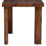 RASWOOD Solid Sheesham Wood 2 Seater Dining Table – Brown Finish - Image 3