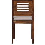 RASWOOD Solid Sheesham Wood 2 Seater Dining Table – Brown Finish - Image 6