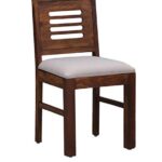 RASWOOD Solid Sheesham Wood 2 Seater Dining Table – Brown Finish - Image 4