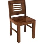 RASWOOD Solid Sheesham Wood 2 Seater Dining Table – Walnut Finish - Image 6