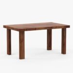 RASWOOD Solid Sheesham Wood 6 Seater Dining Table – Teak Finish - Image 3