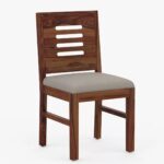 RASWOOD Solid Sheesham Wood 6 Seater Dining Table – Teak Finish - Image 4