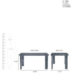 RASWOOD Solid Sheesham Wood 6 Seater Dining Table – Teak Finish - Image 5
