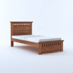 RASWOOD Solid Sheesham Wood Single Bed – Natural Finish | Premium Furniture - Image 5